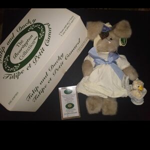 Tulip and Ducky Plush Set with Blue and Cream Outfit